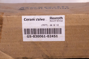 Rexroth GS-030061-02451 Ceramic Solenoid Valve