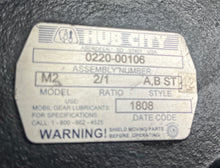 Load image into Gallery viewer, Hub City Cast Iron Bevel Reducer 0220-00106 M2 2/1 ratio