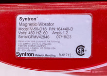 Load image into Gallery viewer, Syntron Magnetic Vibrator Model V-50-D1S P/N 164440-D
