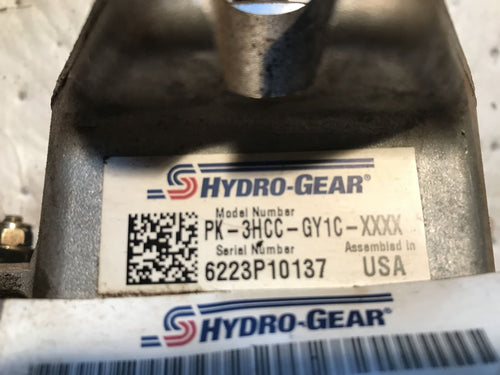 Sauer Hydro-Gear PK-3HCC-GY1C-XXXX Pump Right side