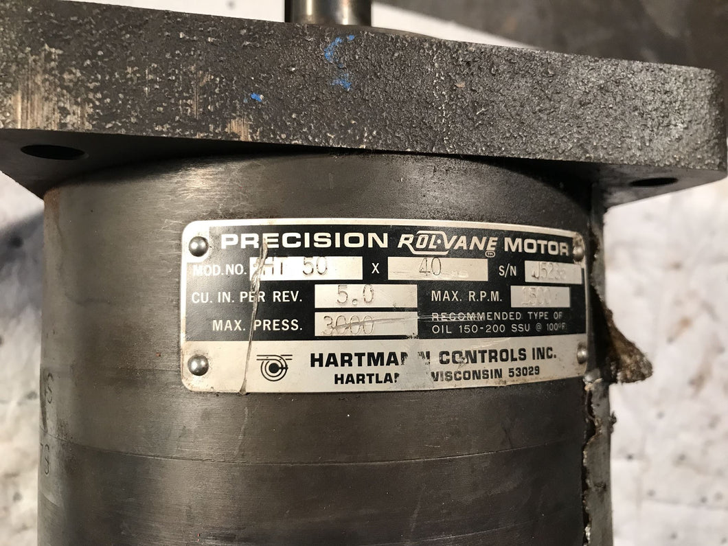 Hartmann Controls INC Precision ROL-VANE Motor HT 50