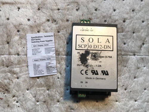 SOLA SCP30 D12-DN Power Supply