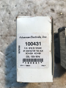 Advanced Controls bf9 100431 BF9.10-120VAC