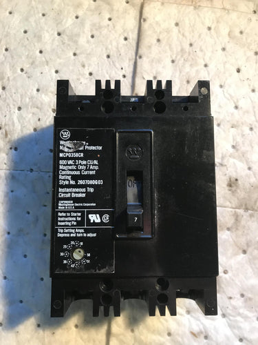 Westinghouse MCP0358CR Circuit breaker
