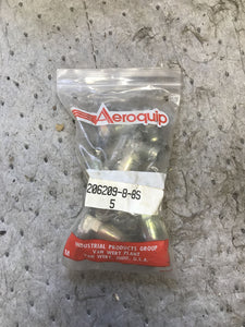 Aeroquip 206209-8-8S Male Straight Thread O-Ring (adj.) to Male JIC Elbow eaton