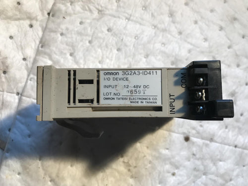 Omron 3G2A3-ID411 Input Module, 12-48 VDC, 4-Inputs, DIN Rail Mount