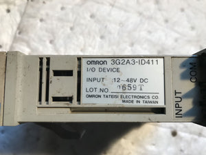 Omron 3G2A3-ID411 Input Module, 12-48 VDC, 4-Inputs, DIN Rail Mount
