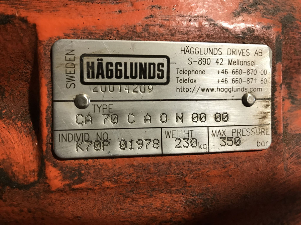 Hagglunds Drives S890 CA 70 Radial Piston Motor Hydraulic Junkyard