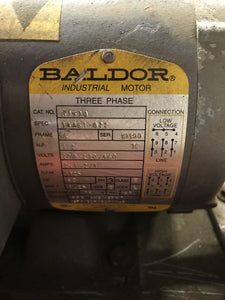 Baldor m3538 34A61-872 motor with Danfoss 168B101T