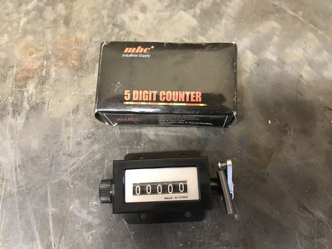 MHC 00208017 Ratchet Counter 5 digit with reset knob