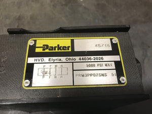 Parker Prm3PP07SNS Hydraulic Reducing Pressure Relief Valve