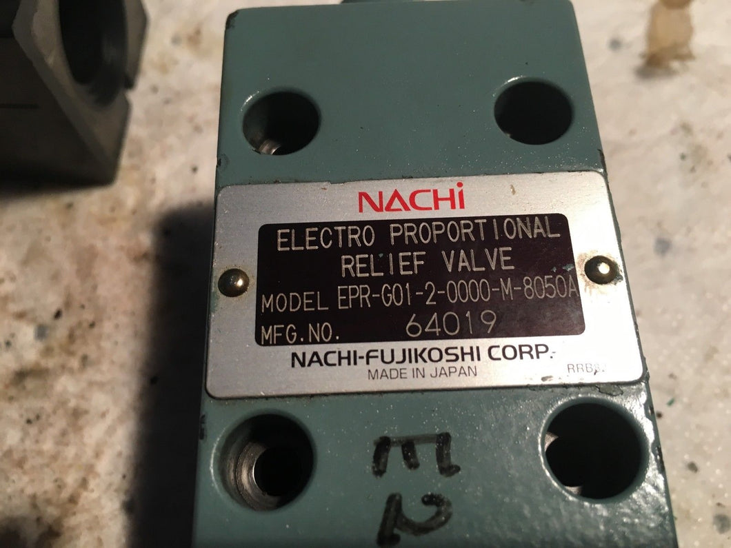 Nachi electro proportional relief valve epr-g01-2-0000-m-8050a 64019