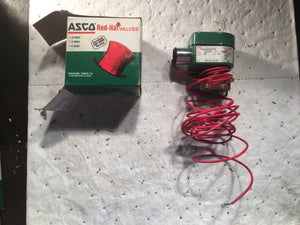 Asco Solenoid Valve Red Hat TX8262B20805704 120V 304819