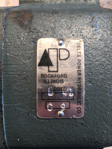 DELTA POWER CO. BI-DIRECTIONAL D41 HYDRAULIC PUMP