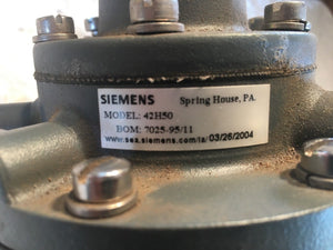 SIEMENS 42H50 Pressure Regulator