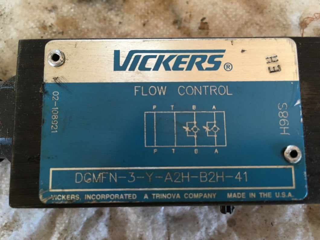 Vickers Hydrualic Flow Control Valve DGMFN-3-Y-A