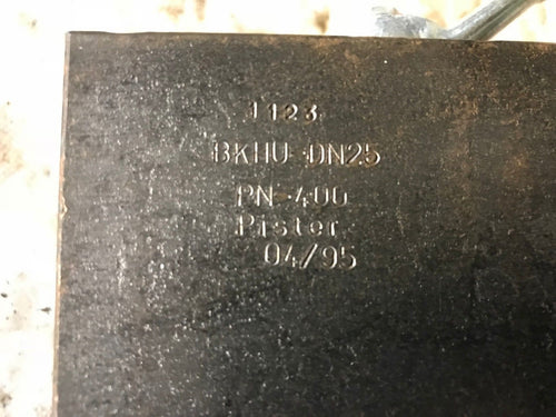 Pister BKHU DN 25 PN 400 Shutoff Valve