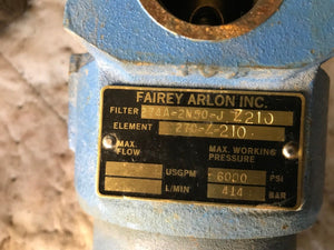 Fairey Arlon Inc 274A-2N50-J z210 270-4-210
