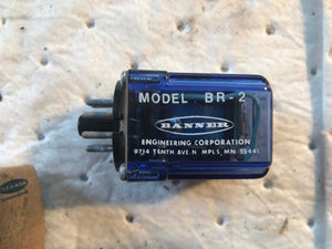 Banner Deltrol Relay Model BR-2 Detector Conveyor Systems BR 2