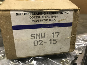 Miether Bearing Products SNW 17 02-15 Adapter Sleeve