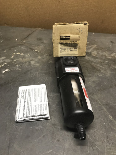 Dayton 4ZL52 150 psi Standard Compressed Air Filter