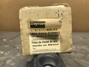 Dayton 4ZL52 150 psi Standard Compressed Air Filter