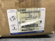 Load image into Gallery viewer, qty 5 - Steel City Thomas &amp; Betts TK216SC Compression Coupling