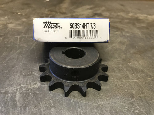Martin Sprocket & Gear 50BS14HT 7/8 SABER Finished Bore Sprocket