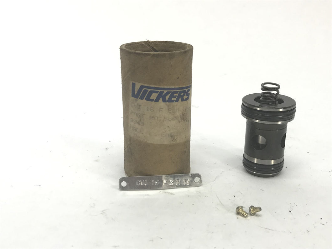 Vickers CVI 16 F 2 M 10 Valve Slip In Cartridge CVI16F2M10