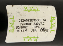 Load image into Gallery viewer, BMI Start Capacitor 092A072B330CE7A 72-88UF 330VAC 0313H