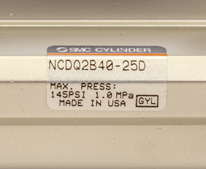 SMC NCDQ2B40-25D Compact Cylinder
