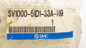 SMC SV1000-51D1-33A-N9 Pneumatic Valve End Block