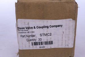 Dixon 1/4" Brass MNPTF Straight Through Coupler  STMC2 - box of 20