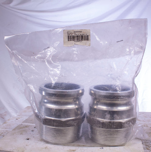 Dixon Cam & Groove Type F Adapter 300F-AL x Male NPT - Bag of 2