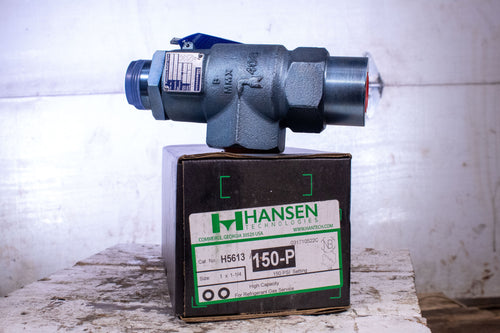 Hansen Technologies H5613/150-P Pressure Relief Valve Pop-Eye Refrigerant Gas Se