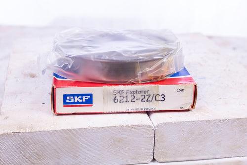 SKF Explorer 6212-2Z/C3 Deep Groove Bearing - 60 x 110 x 22mm