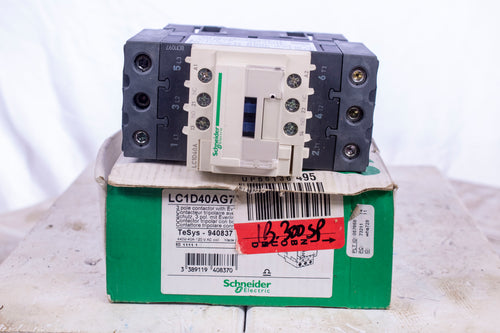 Schneider LC1D40AG7 120VAC IEC Magnetic Contactor