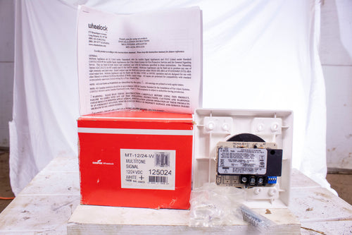 Cooper Wheelock Multitone Signal Alarm White 125024 MT-12/24-W