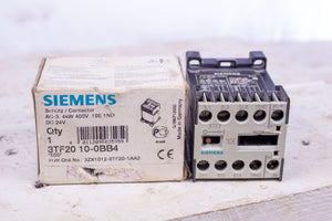 Siemens 3TF20 10-0BB4 Contactor AC-3 4kW 400V 10E 1NO 24VDC