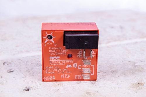 NCC Ametek Q1T-00600-341 Time Delay Relay Q1T00600341