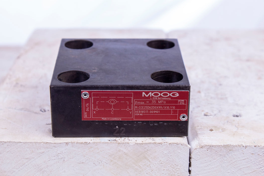 Moog M-CCE25D62D0X99/X10;Y10 XEB 18517-001M01 Cartridge Valve