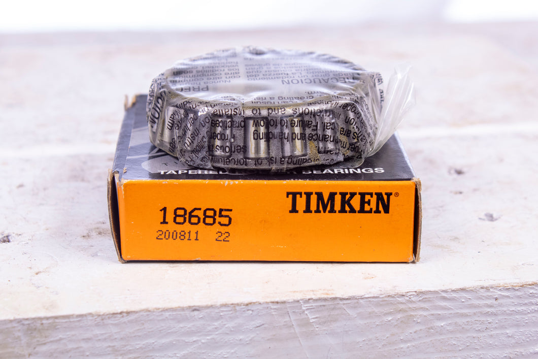 Timken 18685 Tapered Roller Bearing, Single Cone