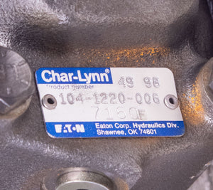 Eaton Charlynn 104-1220-006 Hydraulic Motor