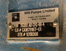 Load image into Gallery viewer, SIHI Vacuum Pump LPHW 75320 AB CFQ 4B 4 STK 10118268 Stainless CF8M
