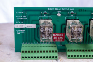 Eaton Dynamatic 15-242-65 Three Relay Output Module