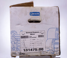 Load image into Gallery viewer, Leeson General Purpose Motor 131475.00 5 HP, 460 Volts, 6.5 Amps, 1740 RPM