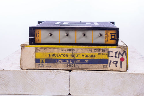 Squared D Type 8030 CIM-191 Simulator Input Module
