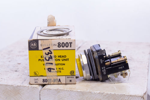 AB Allen-Bradley 800T-B9A Series N Push Button Yellow