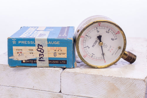 Daito Keiki Seisakusho 9048 Pressure Gauge AU 3/8