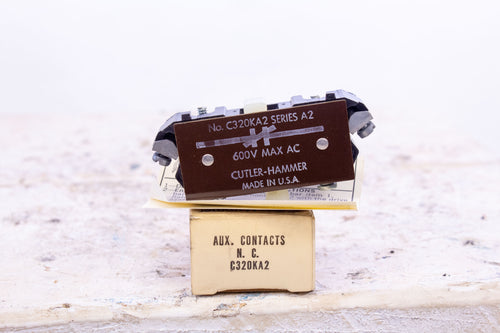 Cutler-Hammer Aux. Contacts C320KA2 Series A2